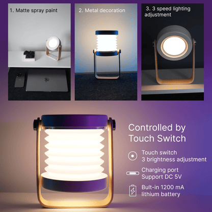 4-in-1 LED Lantern Reading Lamp